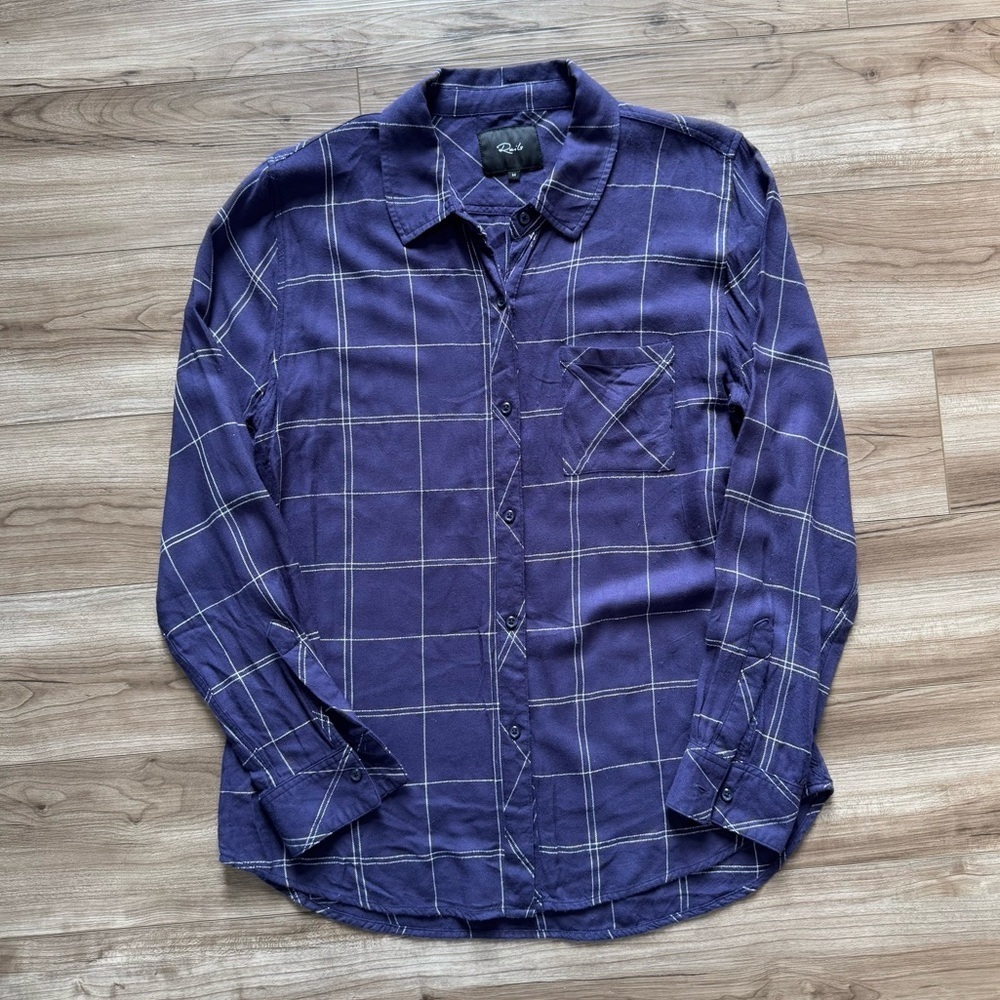 Rails Purple Plaid Button-Down Shirt